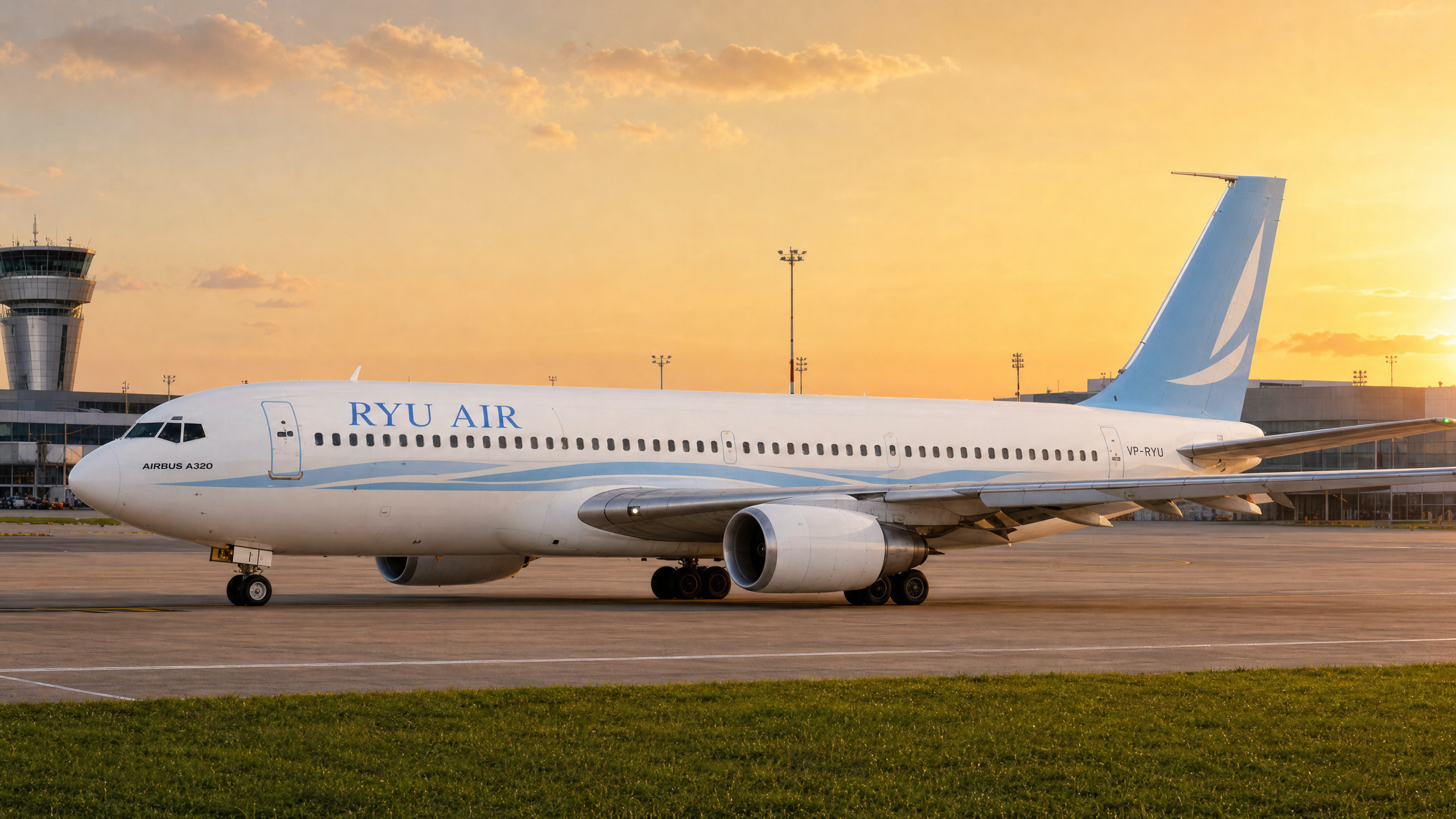 RYU AIR Airbus A320 — scene 1