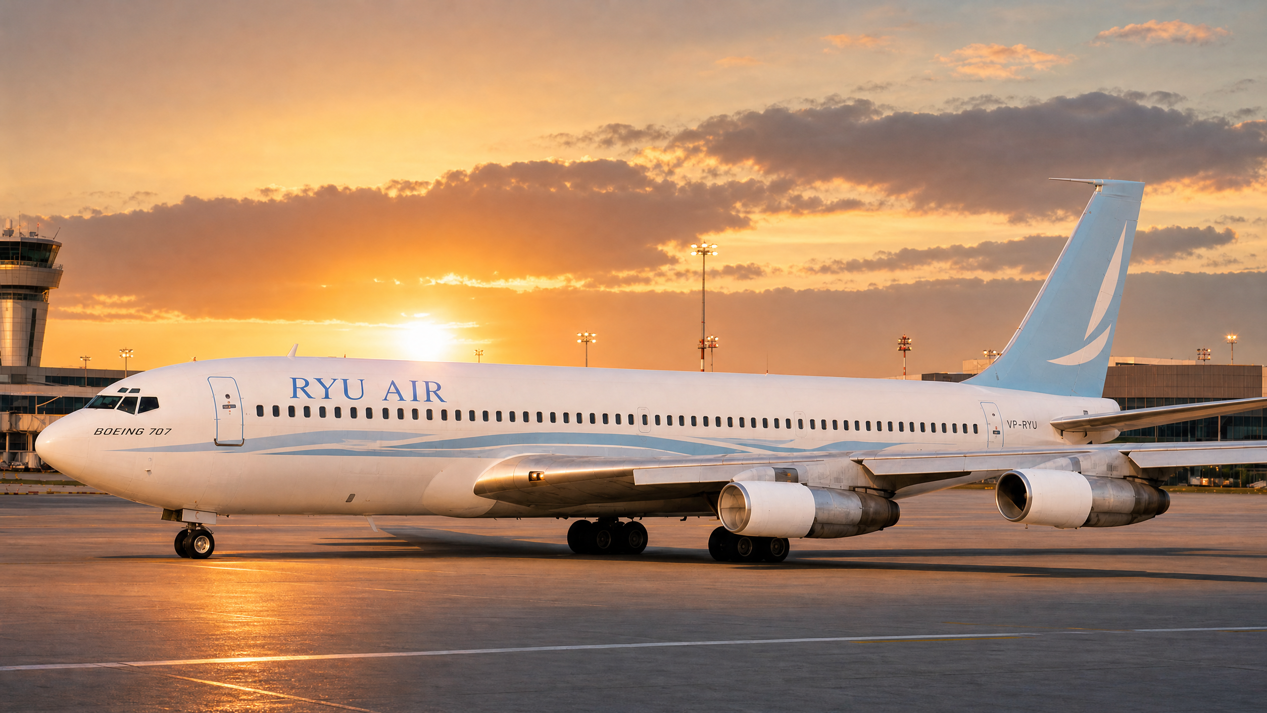RYU AIR Airbus A340-300 — scene 1