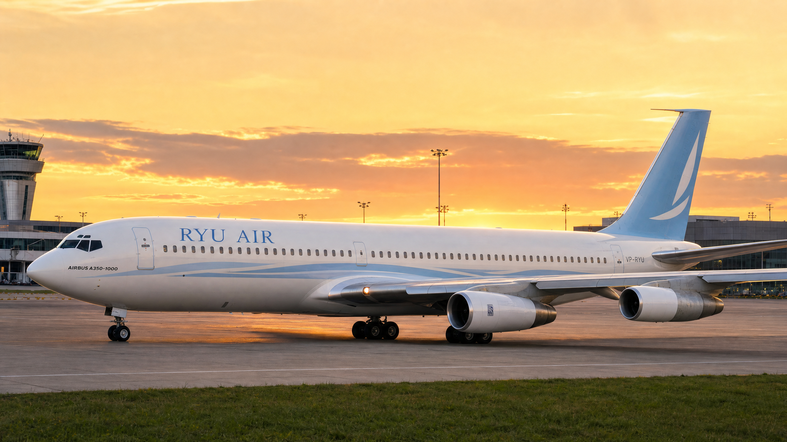 RYU AIR Airbus A350-1000 — scene 1