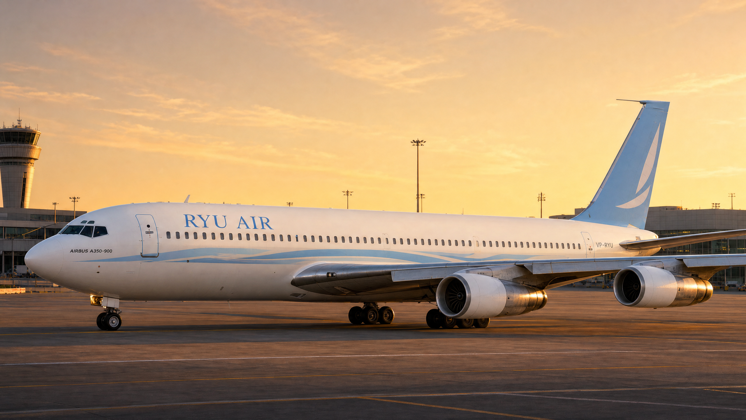 RYU AIR Airbus A350-900 — scene 1