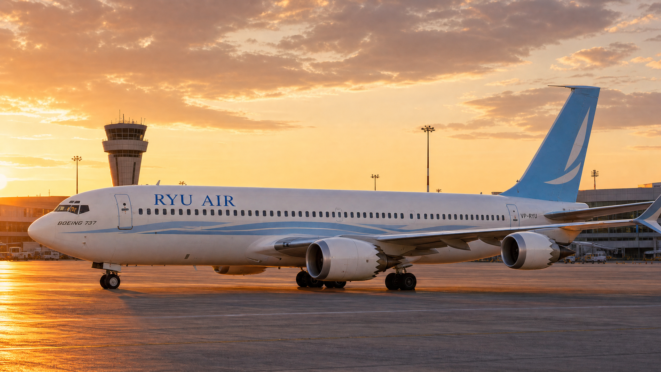 RYU AIR Boeing 737 MAX 8 — scene 1
