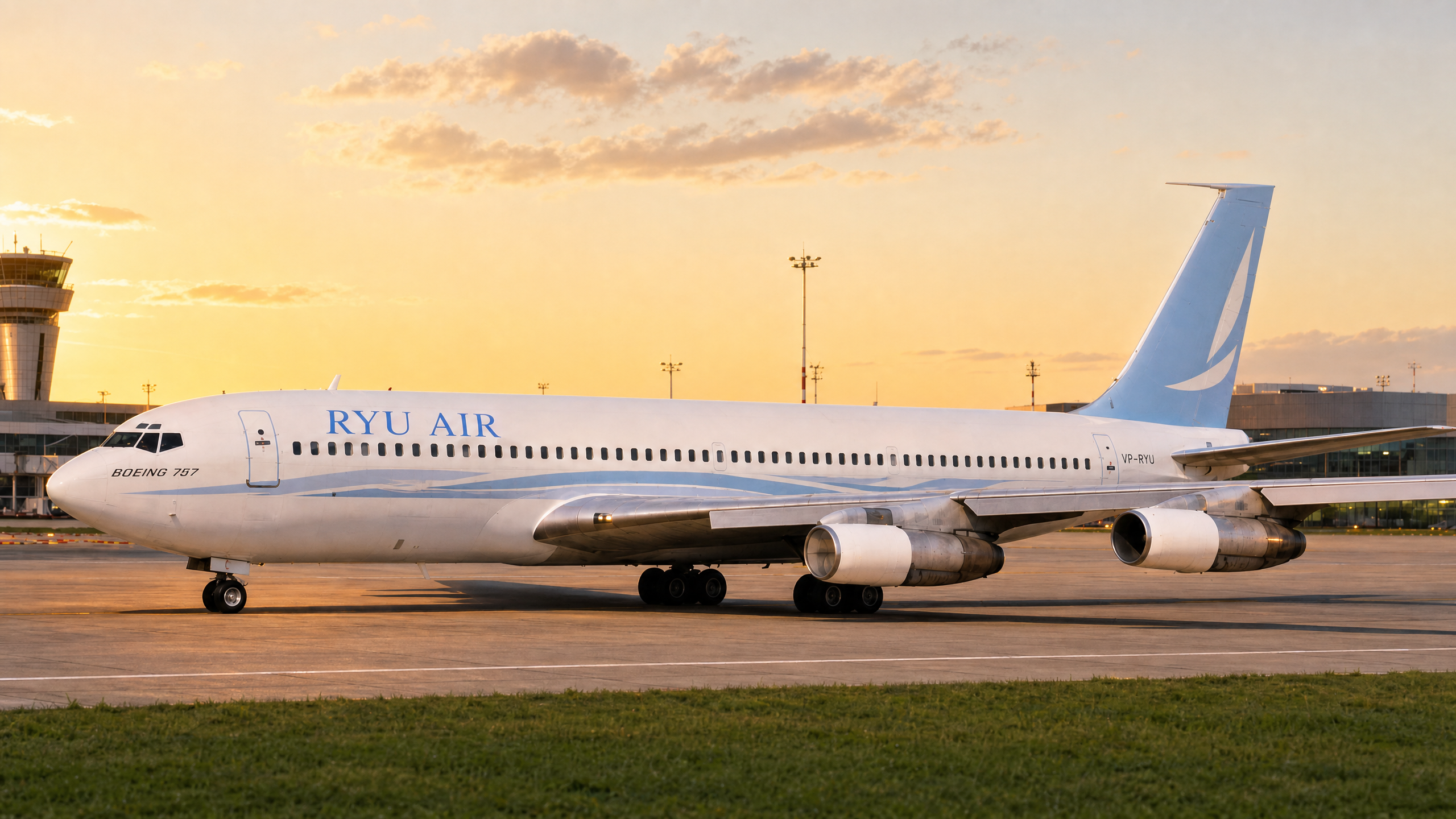 RYU AIR Boeing 757-200 — scene 1