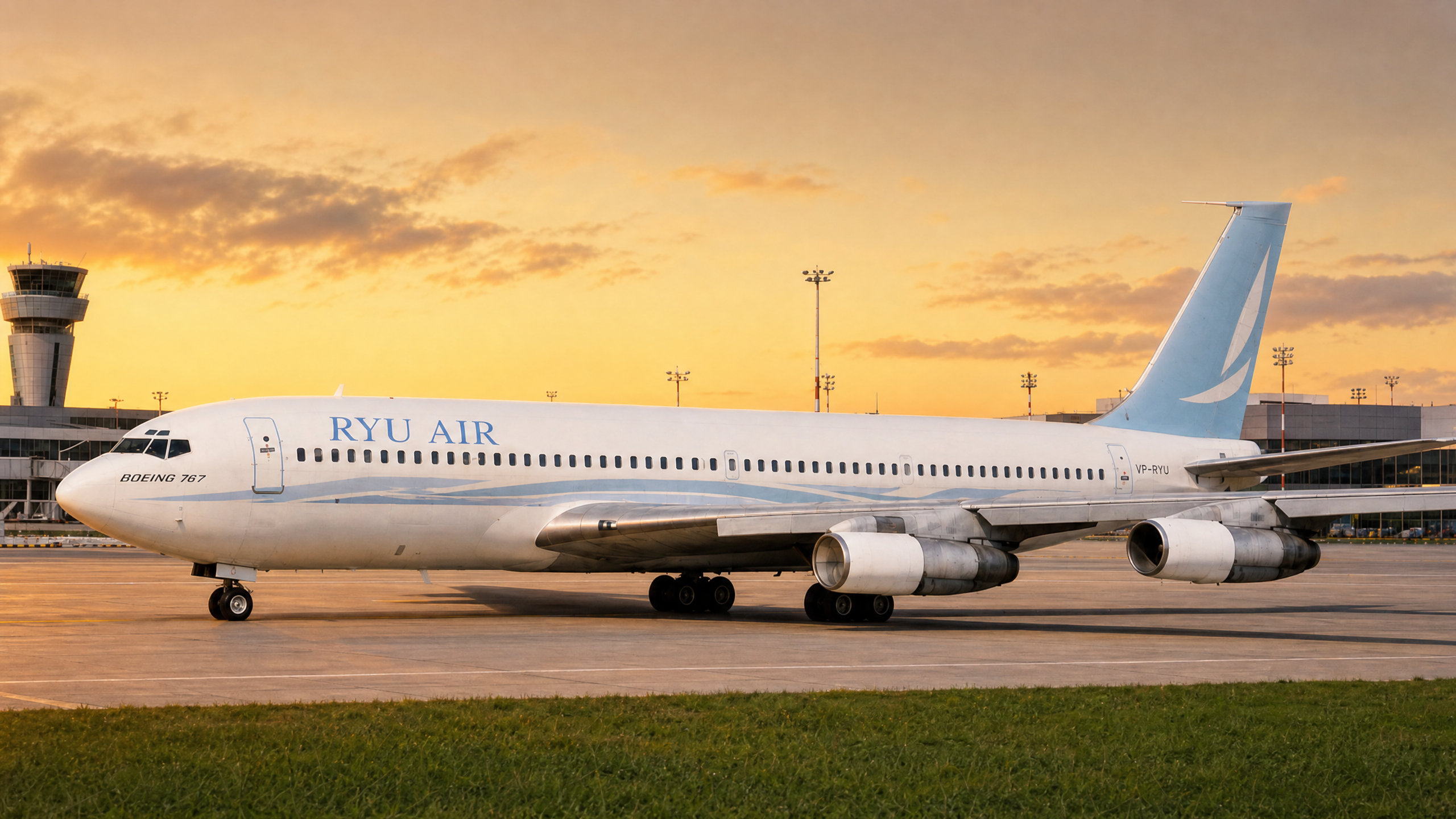 RYU AIR Boeing 767-300 — scene 1