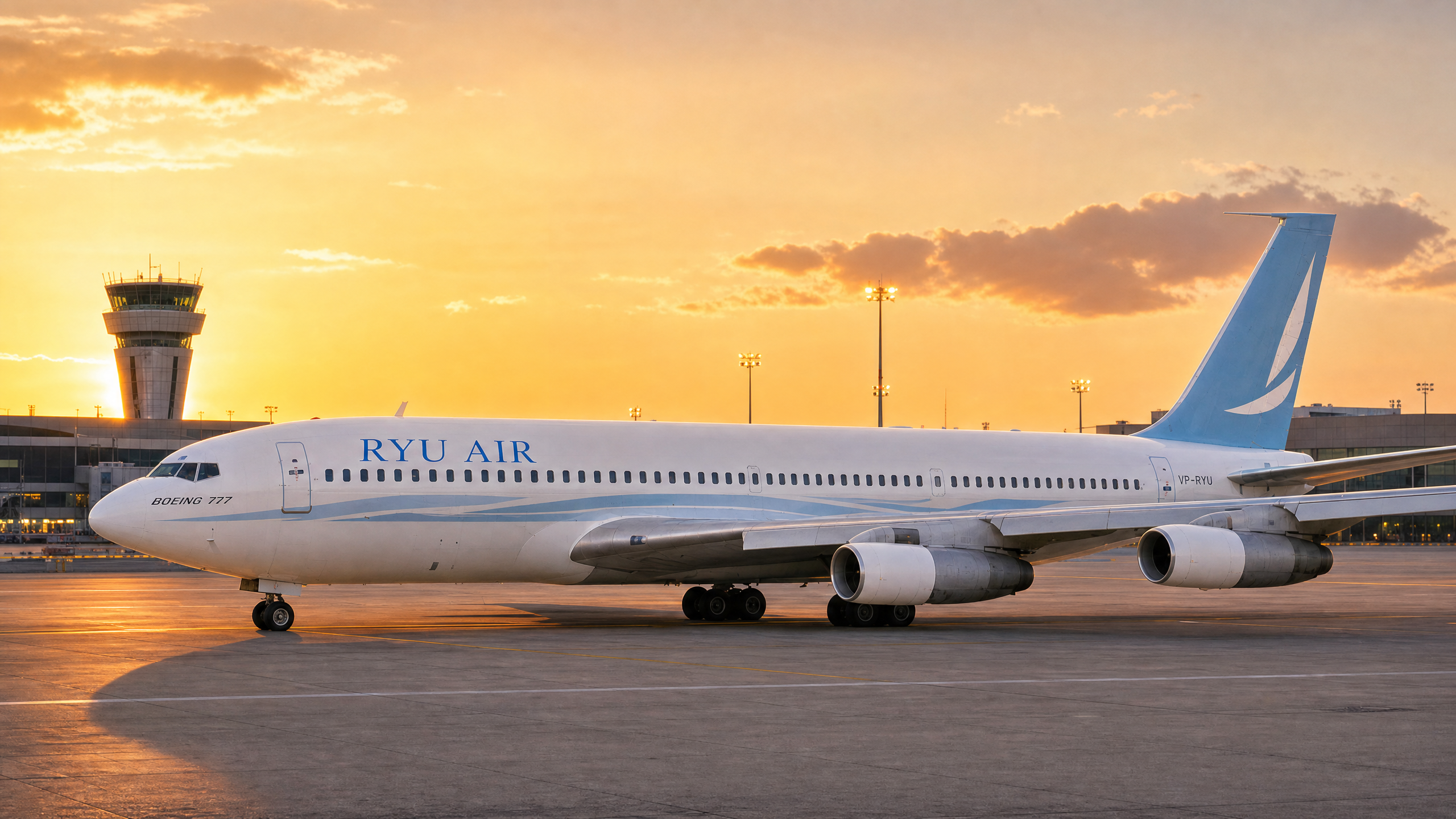 RYU AIR Boeing 777-200ER — scene 1