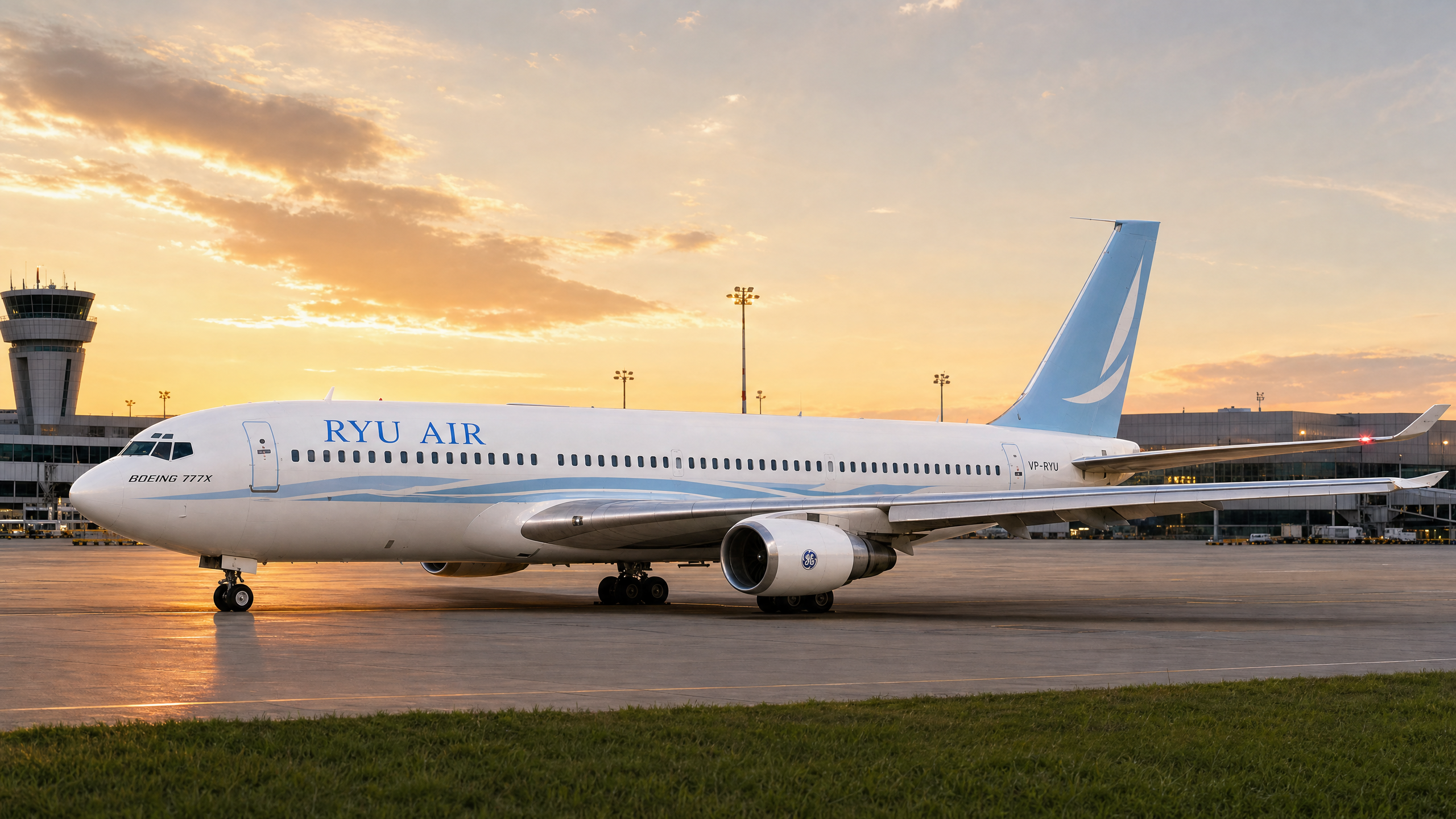 RYU AIR Boeing 777X — scene 1