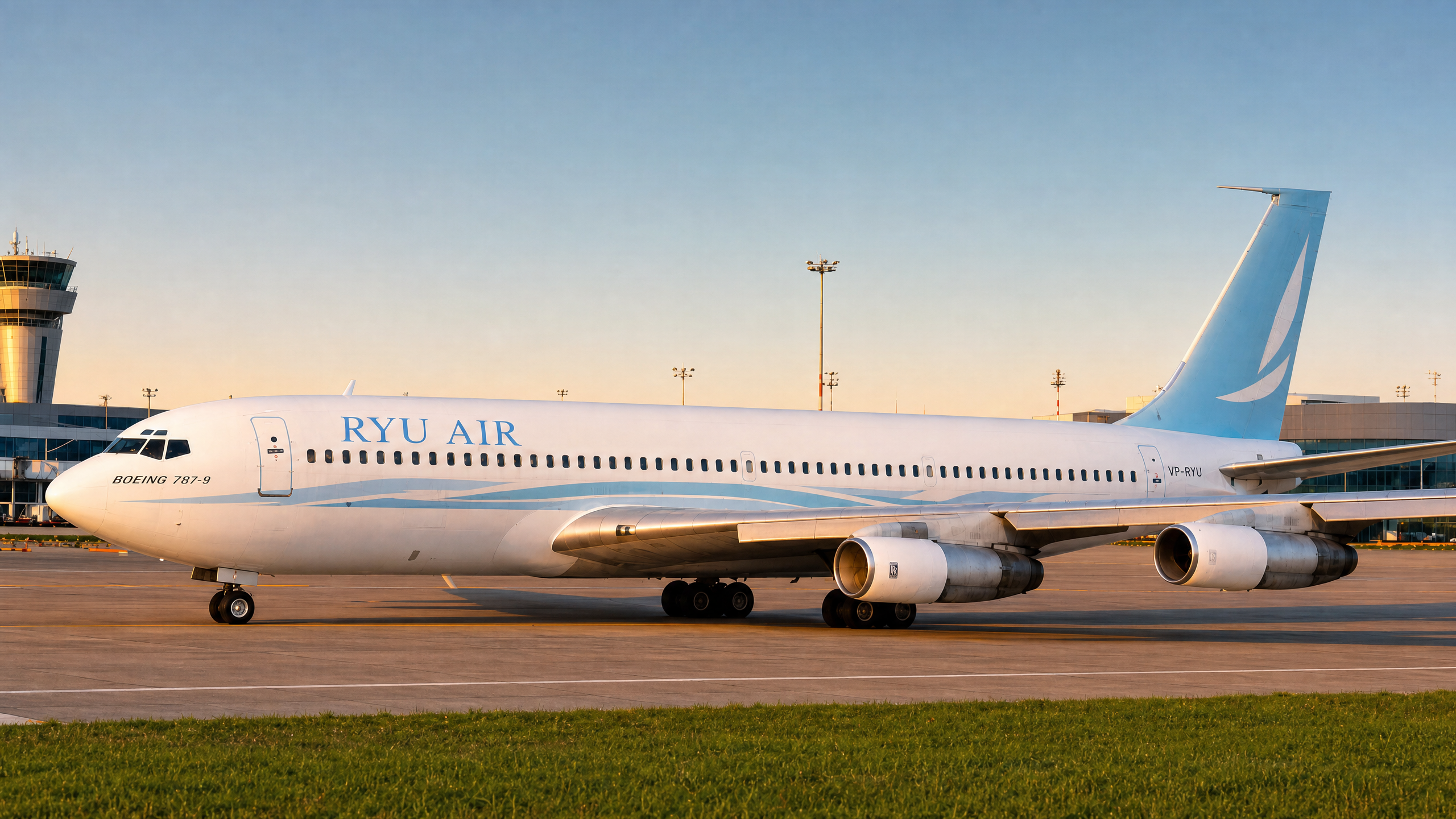 RYU AIR Boeing 787-9 — scene 1