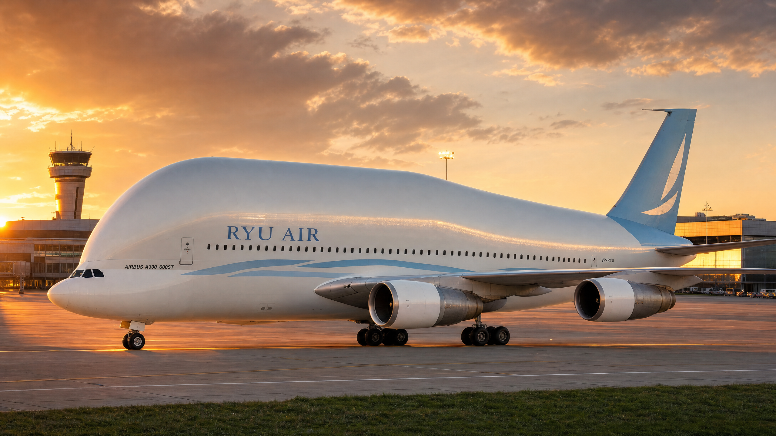 RYU AIR Airbus A300-600ST Beluga — scene 1