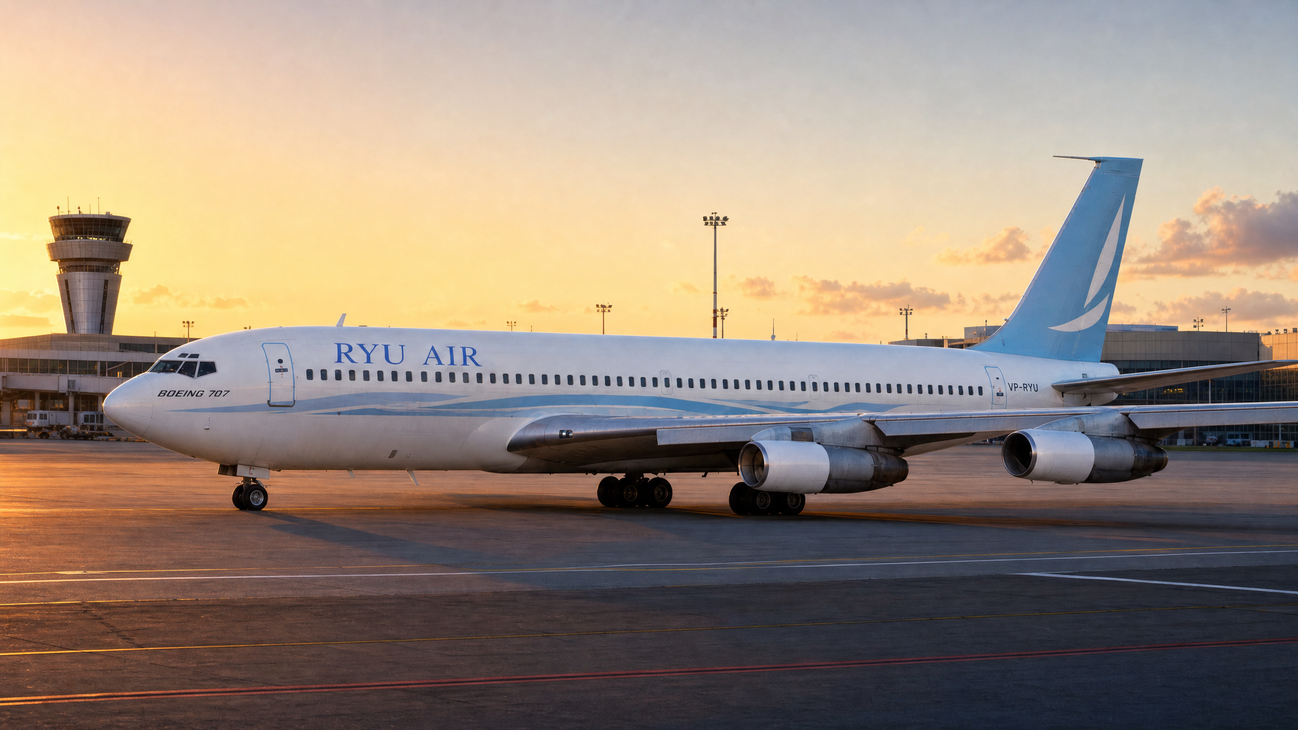 RYU AIR de Havilland Comet — scene 1