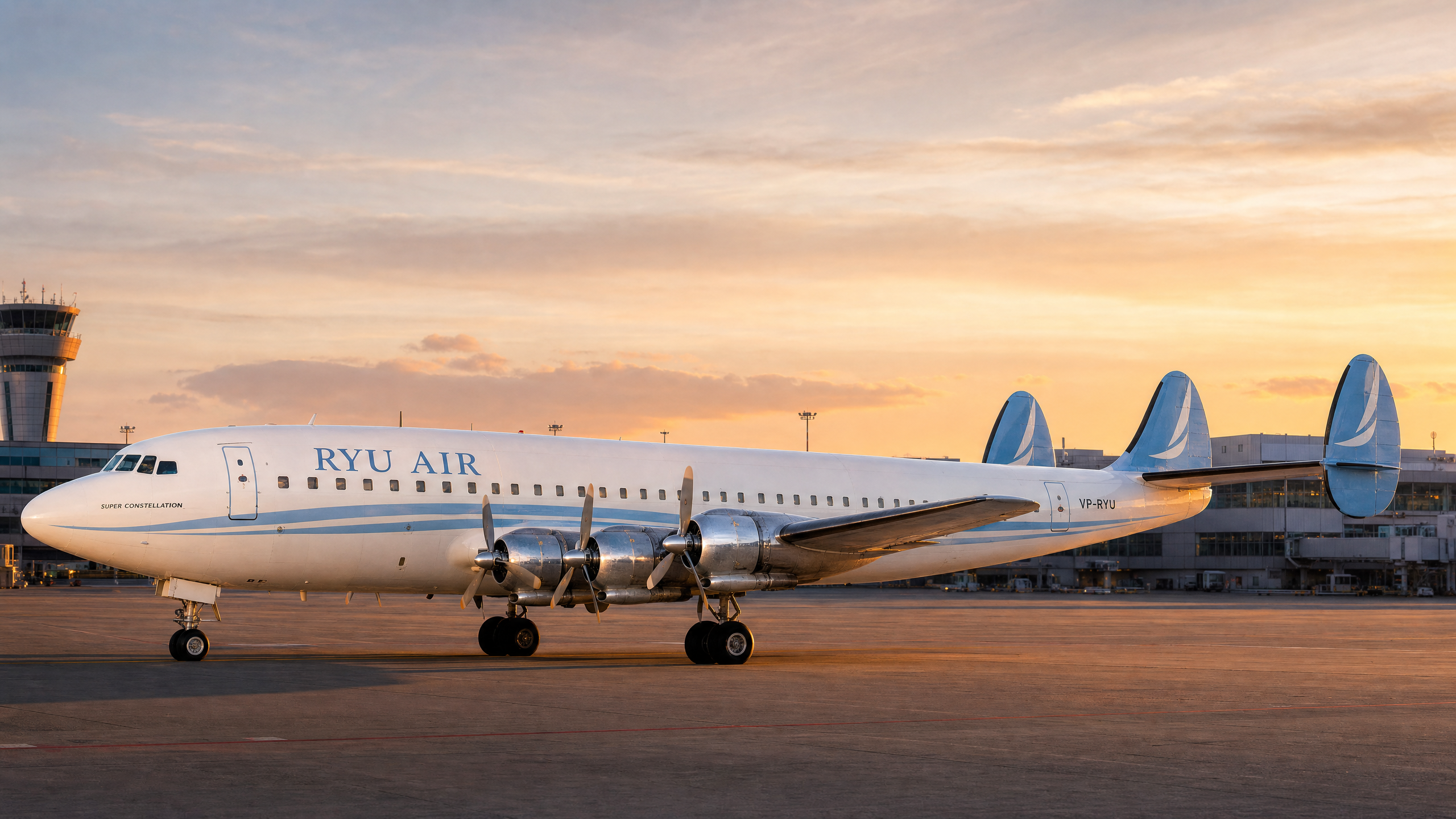 RYU AIR Lockheed Constellation — scene 1