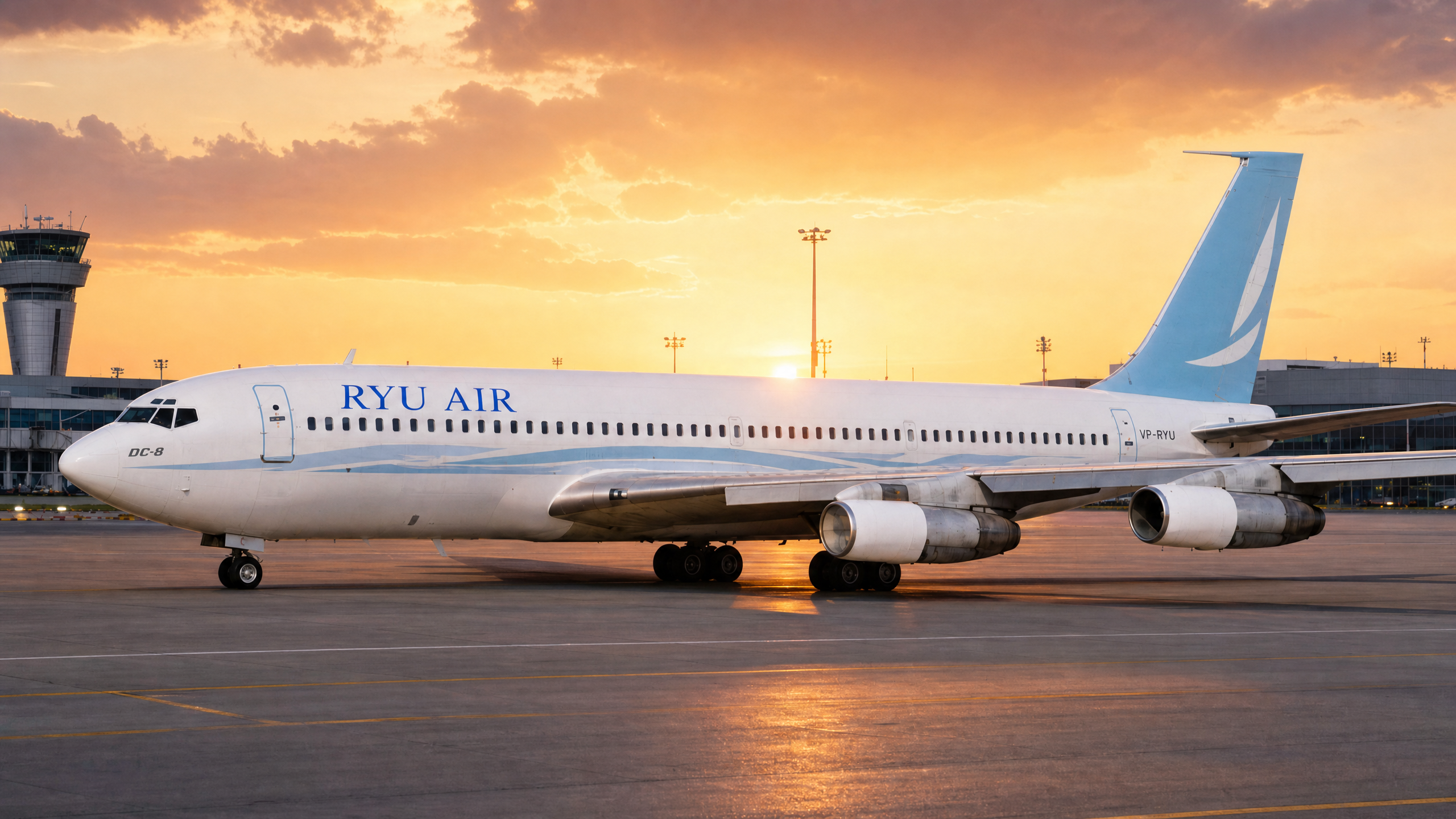 RYU AIR Douglas DC-8 — scene 1