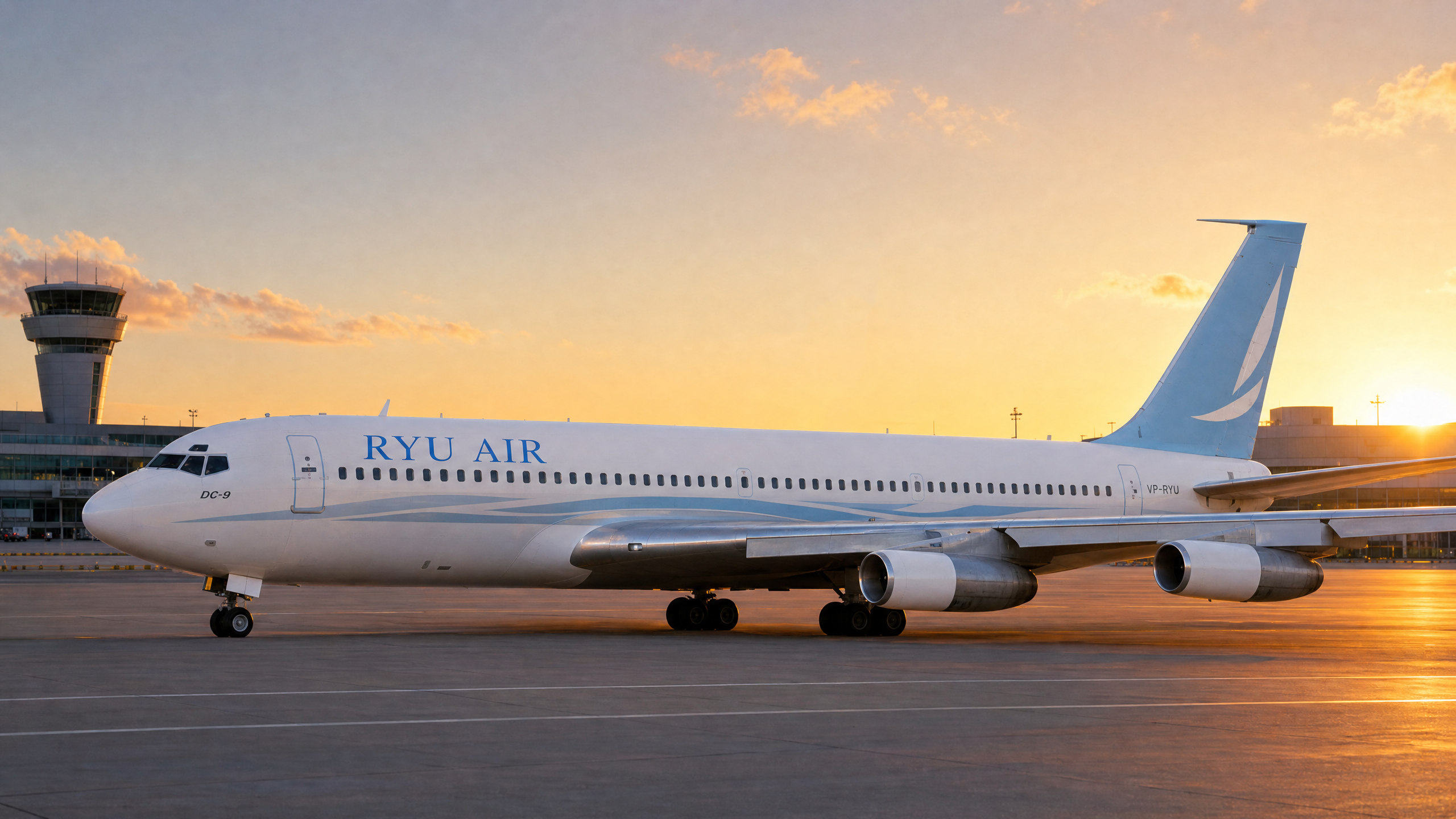 RYU AIR Douglas DC-9 — scene 1