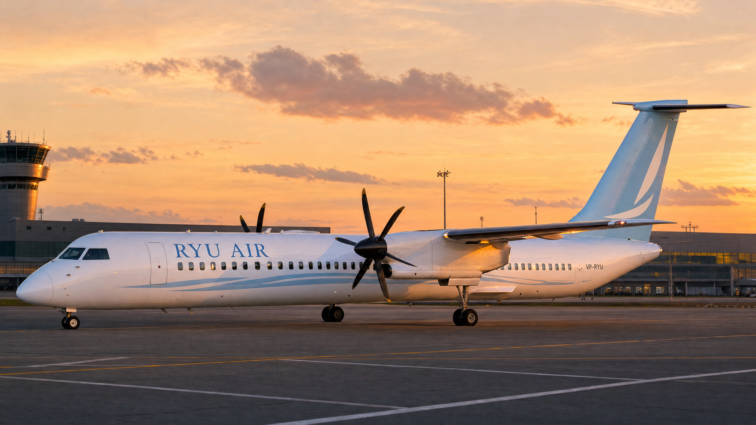 RYU AIR Bombardier DHC-8 Q400 — scene 1