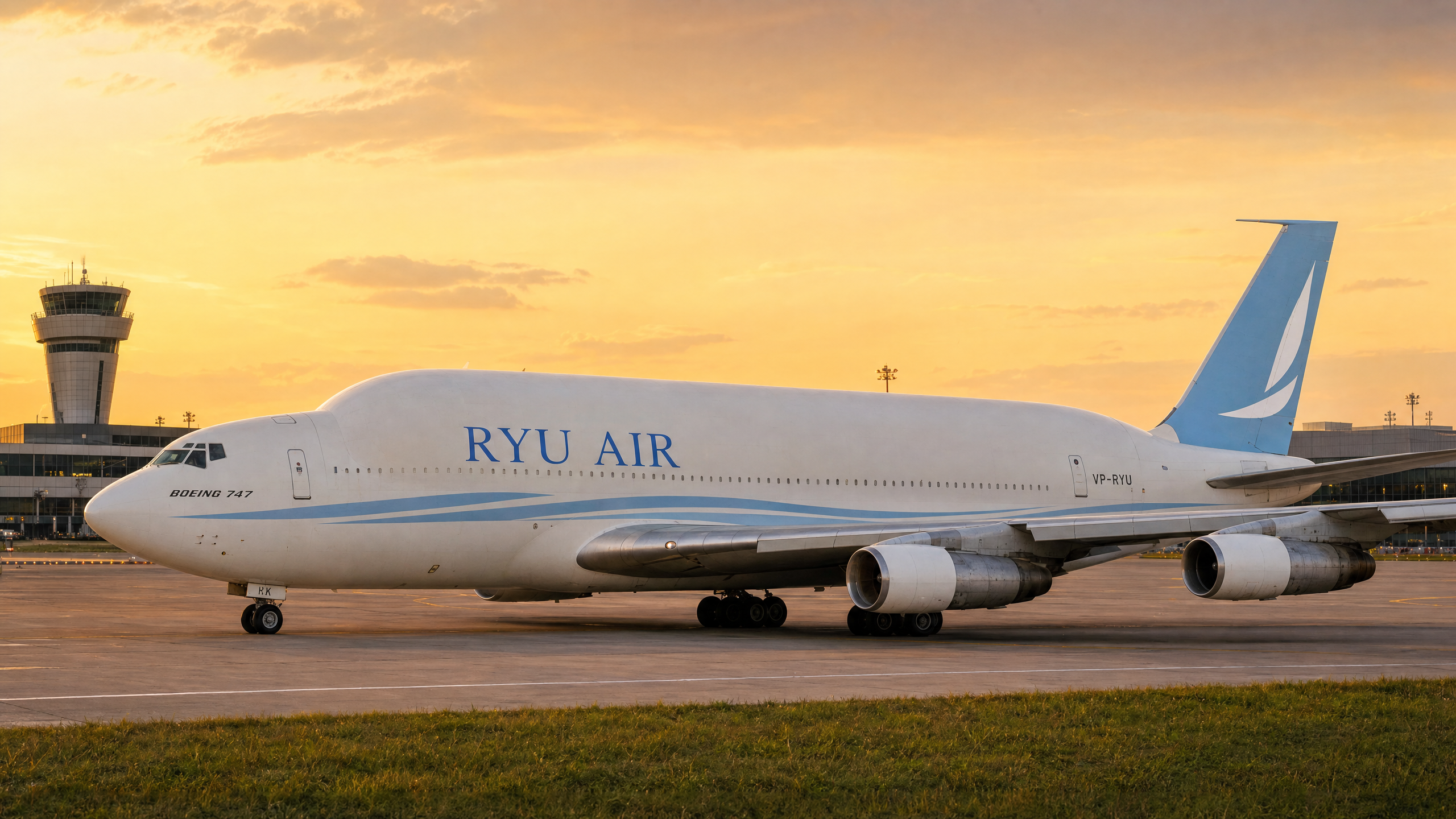 RYU AIR Boeing 747 LCF Dreamlifter — scene 1