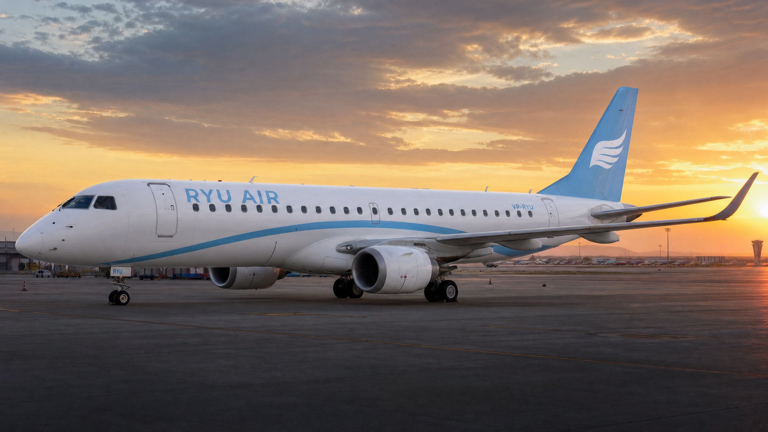 RYU AIR Embraer E190 — scene 1