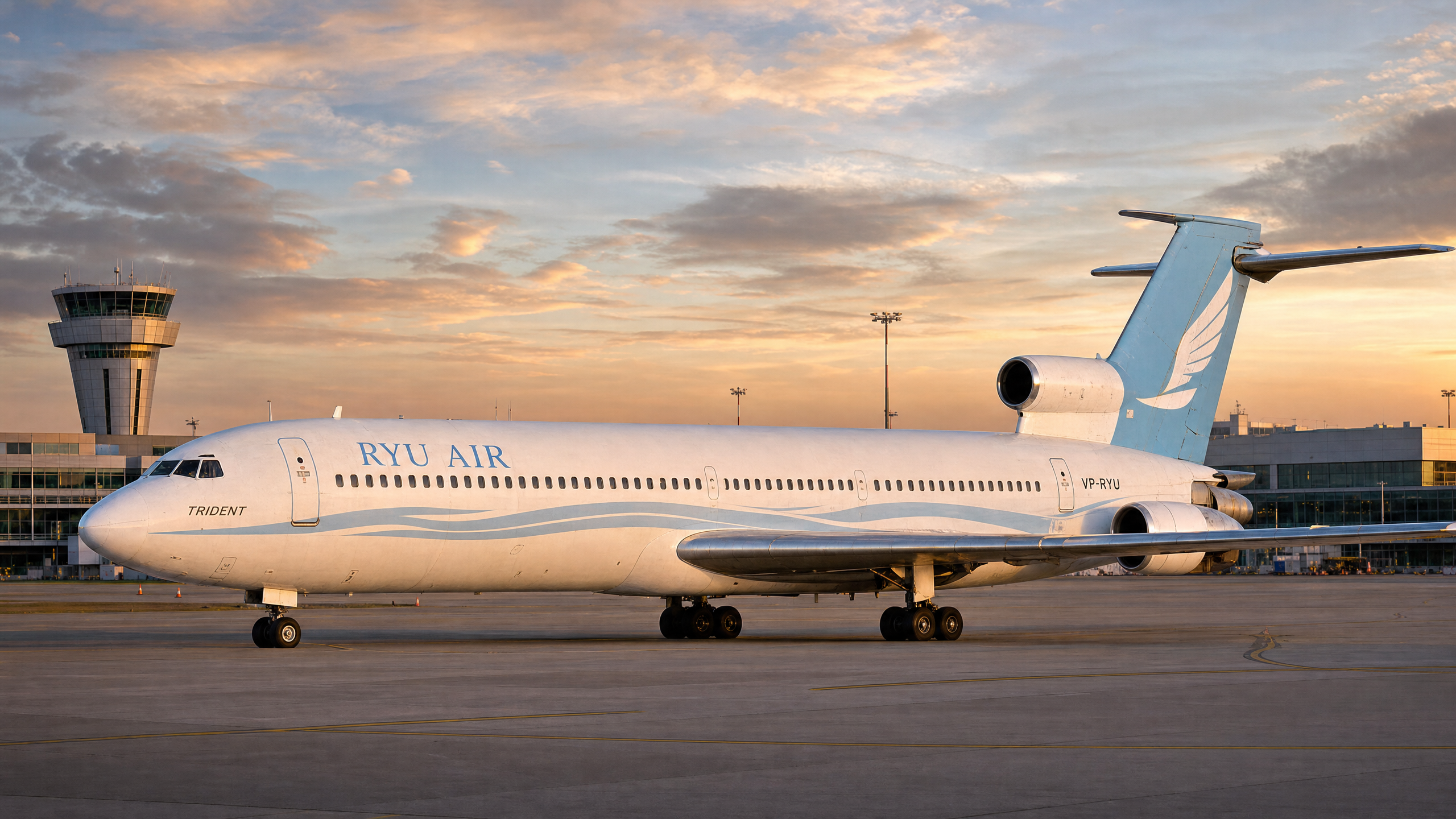 RYU AIR Hawker Siddeley Trident — scene 1