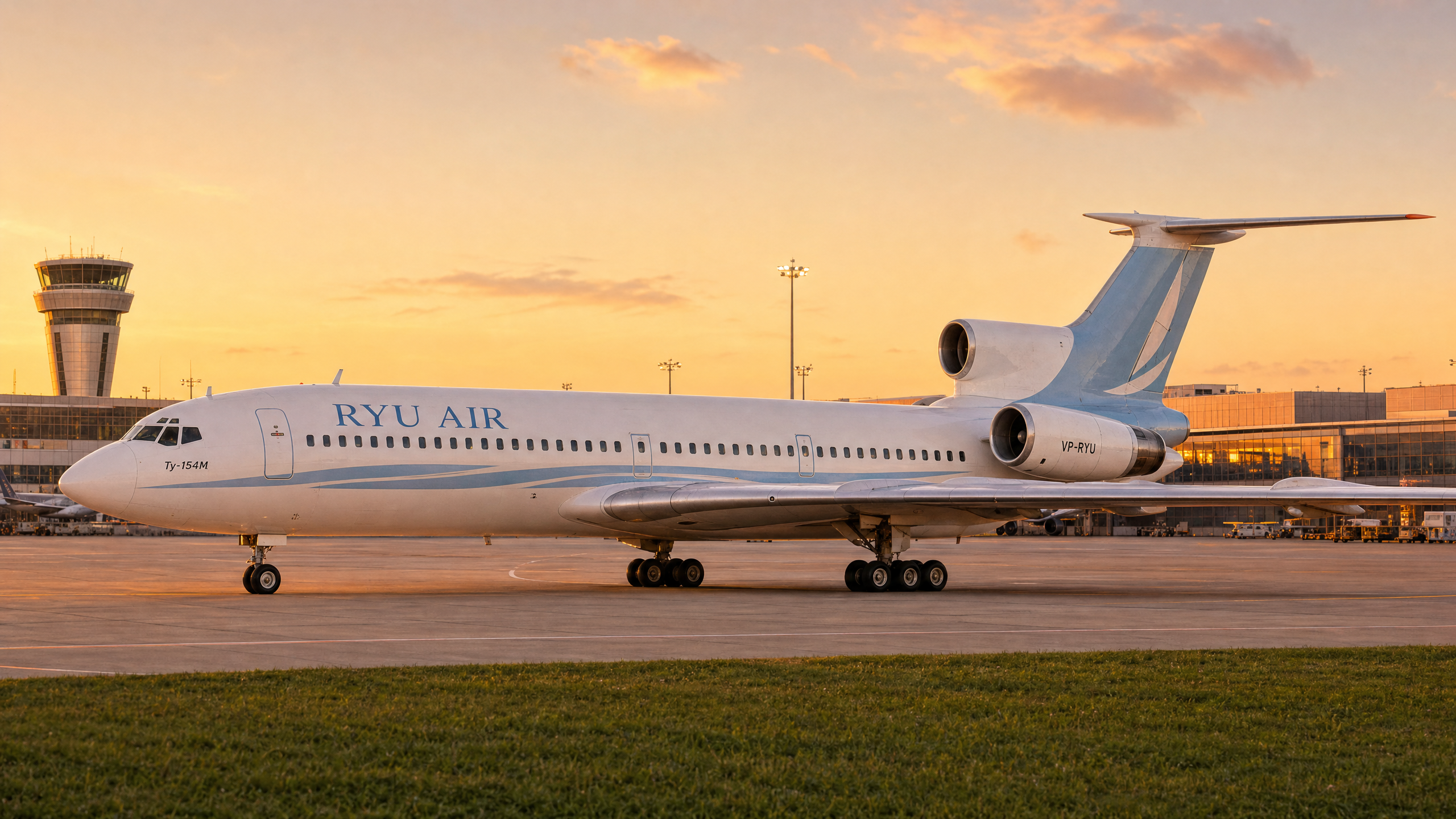 RYU AIR Tupolev Tu-154 — scene 1
